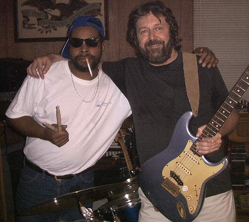 Bam (on left) and Me at a Practice